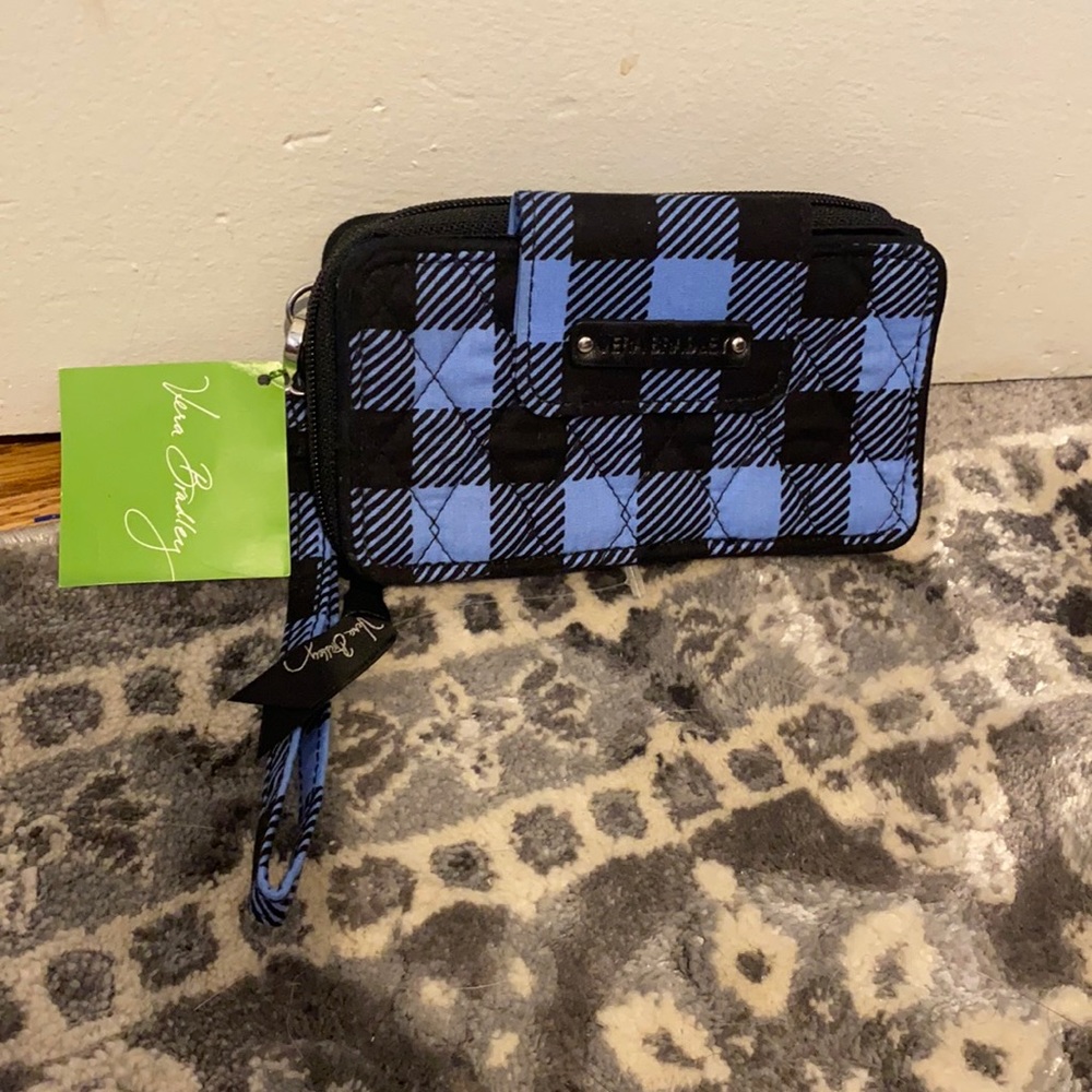 Vera Bradley Alpine Check plaid wallet wristlet